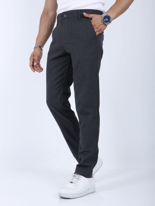 Erkek Antrasit Slim Fit Chino Pantolon - MRN1200