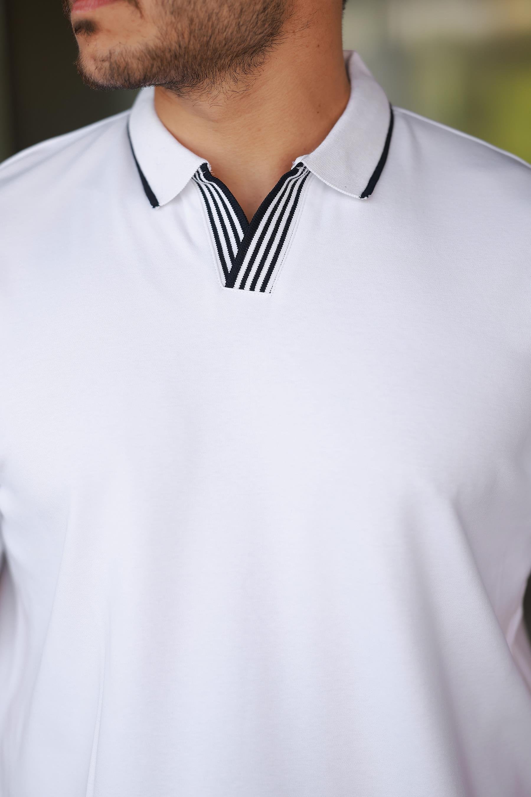 Erkek Polo Yaka %100 Pamuk Tişört - 2531