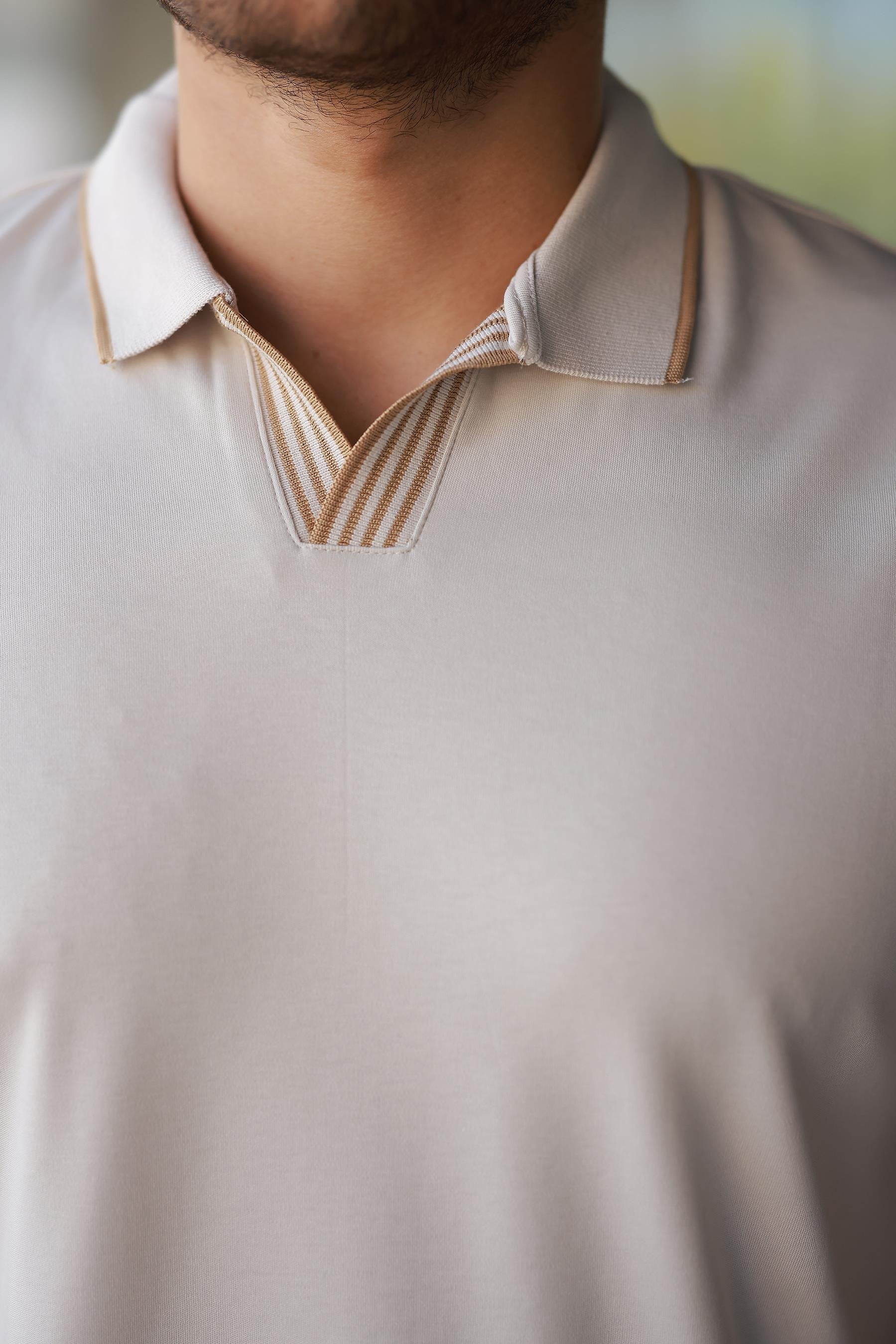 Erkek Polo Yaka %100 Pamuk Tişört - 2531