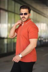 Erkek Polo Yaka %100 Pamuk Tişört - 2531