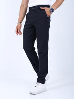 Erkek Lacivert Slim Fit Chino Pantolon - MRN1200