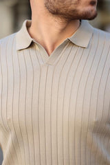 Miron Bej Fitilli Polo Yaka Triko Kazak-2442