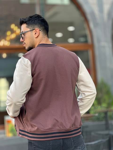Miron Erkek 08 Kolej Ceket Regular Fit-Bej-Kahve- 2311