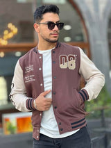 Miron Erkek 08 Kolej Ceket Regular Fit-Bej-Kahve- 2311