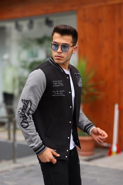 Miron Erkek 08 Kolej Ceket Regular Fit-Siyah- 2311