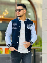 Miron Erkek 08 Kolej Ceket Regular Fit-Beyaz-Lacivert- 2311