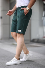 Ön Orta Dikişli Erkek Şort-Nefti